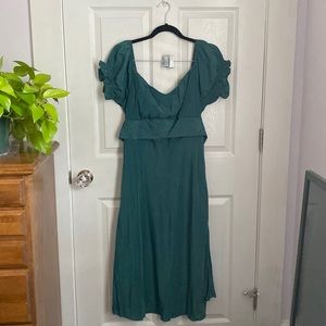 Beautiful teal summer dress